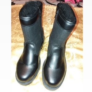 Men winter faux fur boots